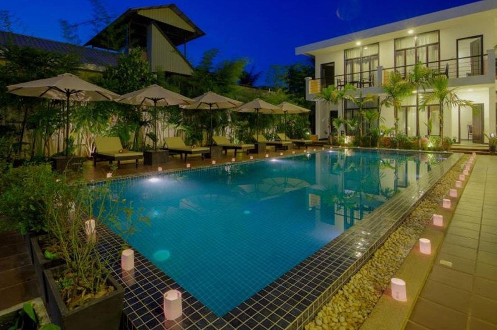 nomadic mick la rose blanche boutique hotel swimming pool siem reap cambodia