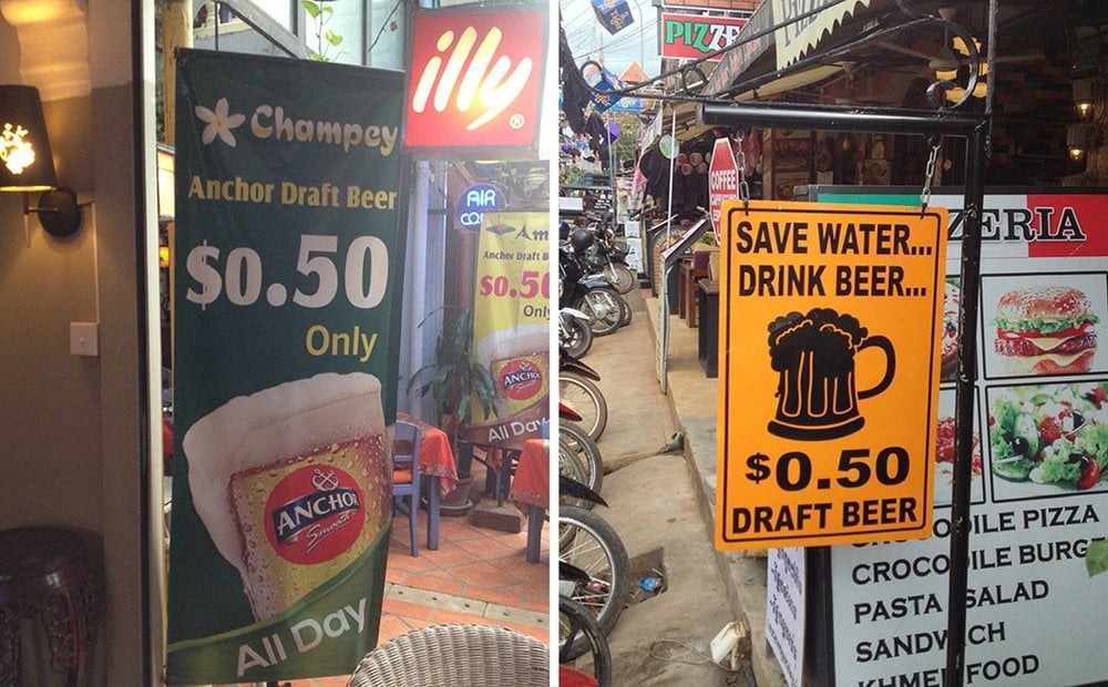 nomadic mick siem reap cambodia beer prices