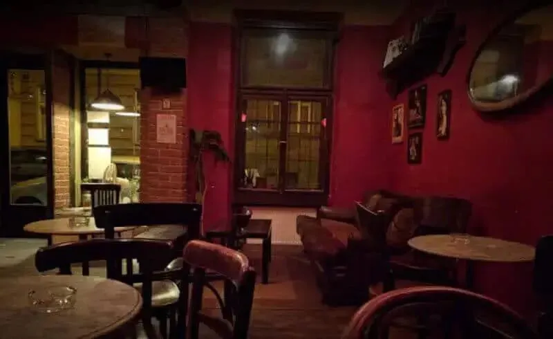 Bar No. 7 decor which is one of the best bars in Prague