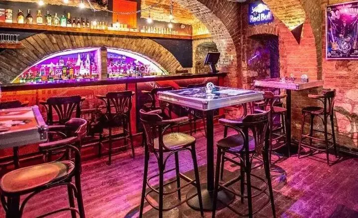 Best Bars in Prague - The interior of the London Underground