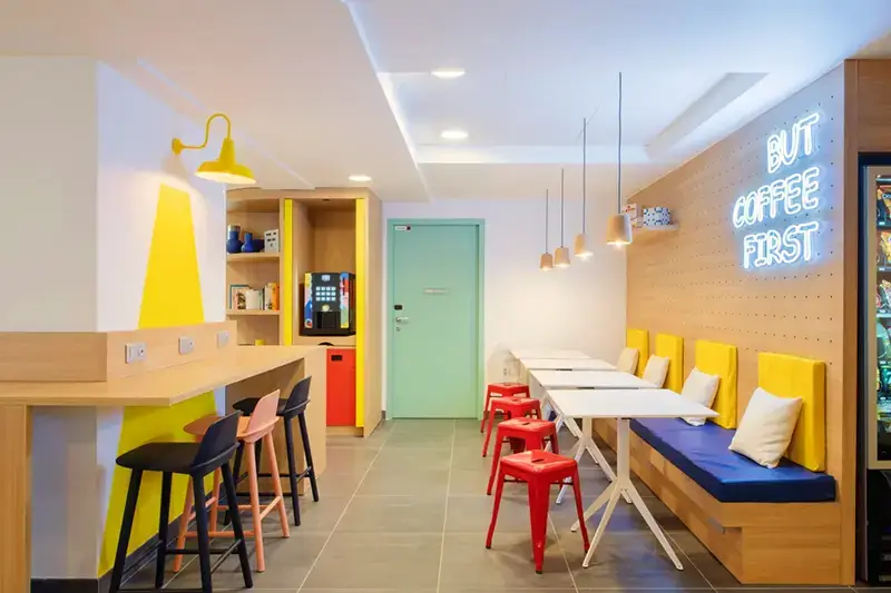 Paris Hostels - Common Area at Hosho Hostel