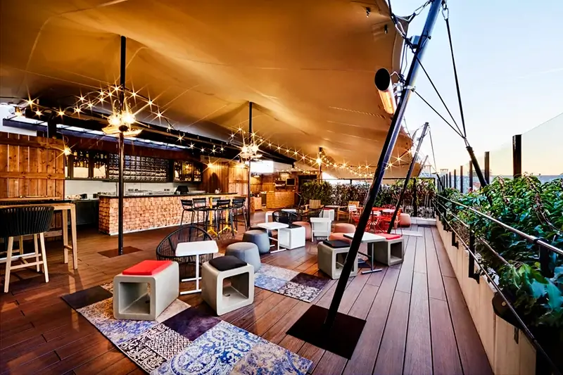 Rooftop Bars Paris - Khayma Bar Generator Hostel Paris