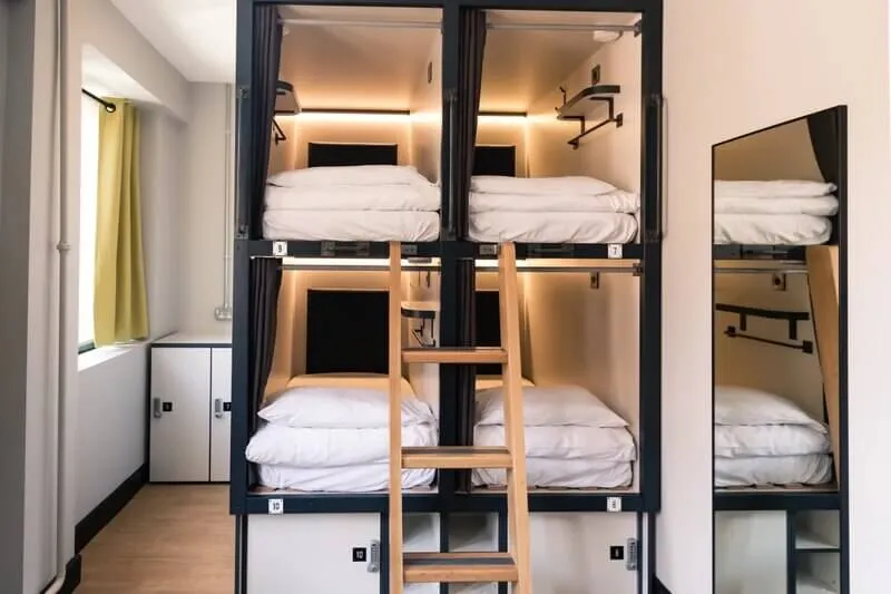 Best Hostels in Dublin - jacobs inn dublin dorm room