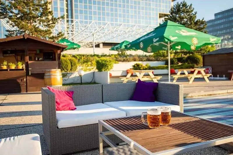 Beer Garden Karlín Prague