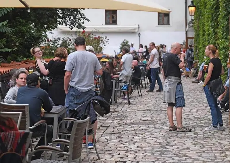 Strahov Monastery Beer Garden Prague