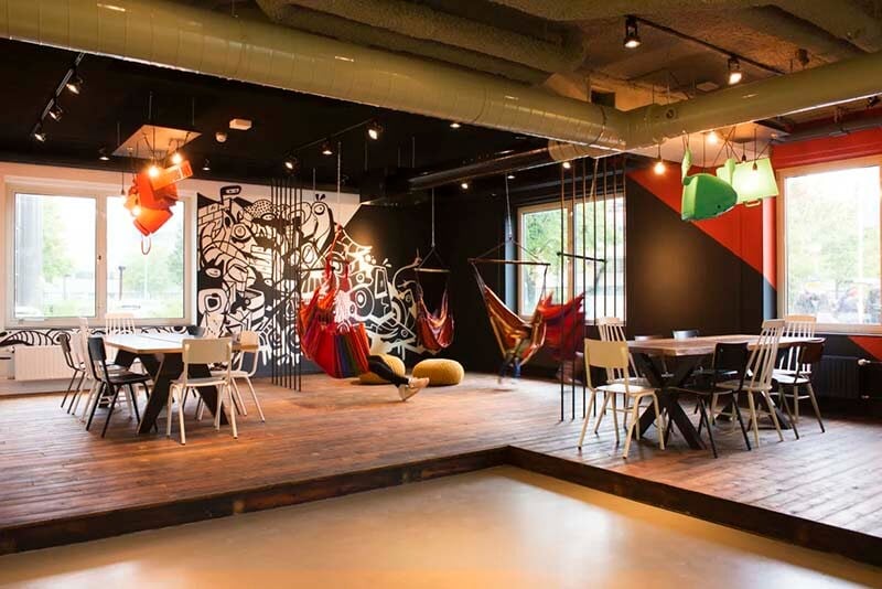 Via Amsterdam Hostel Common Area