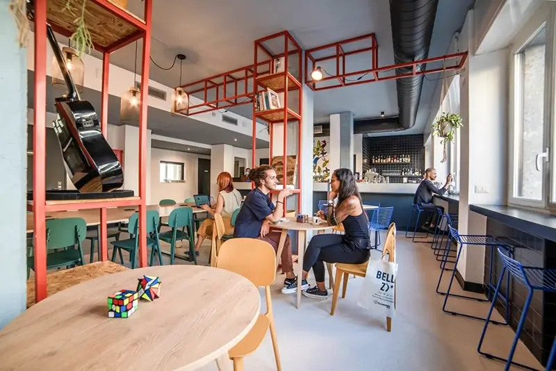 Best Hostels in Milan - YellowSquare Milan Common Room