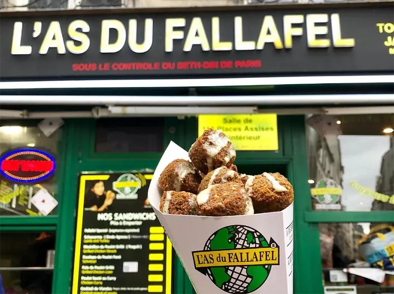 Cheap Eats in Paris - Las du Fallafel