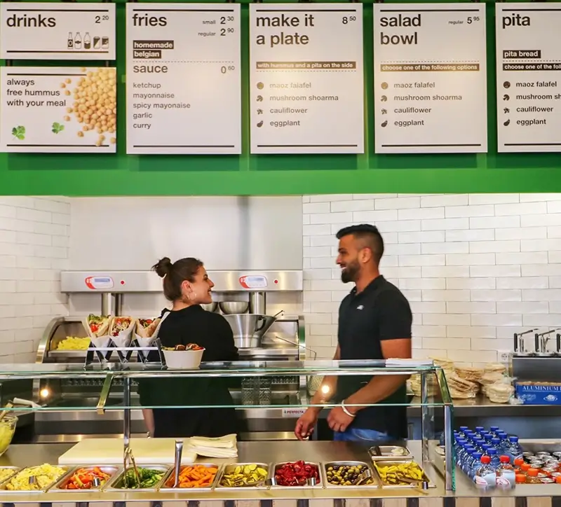 Cheap Eats Paris - Maoz Vegan Paris