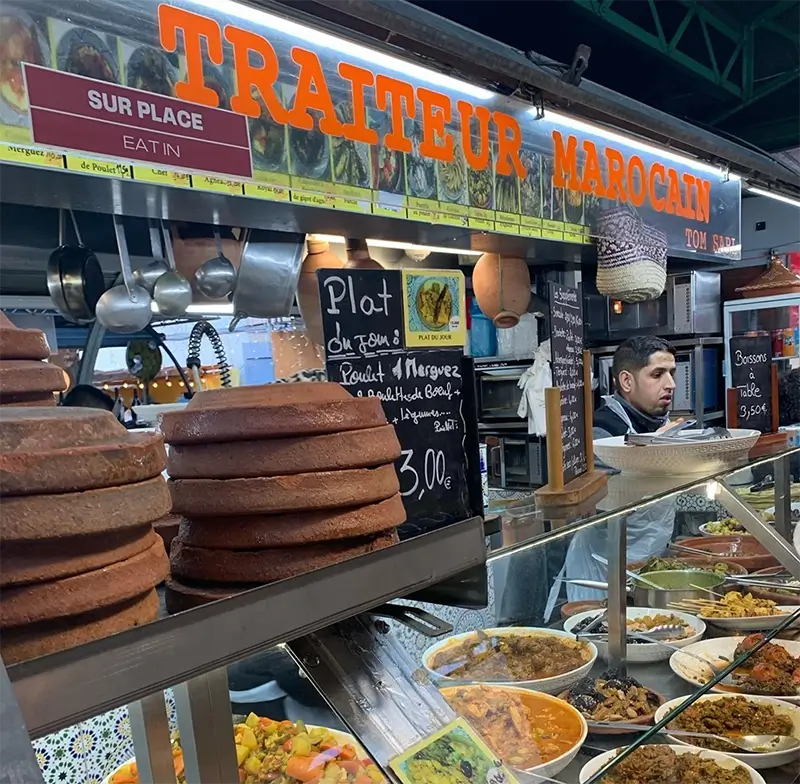 Cheap Eats in Paris - Marché des Enfants Rouges Paris