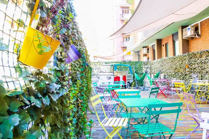 Rome Hostels - Hostel Trastevere Outdoor Garden
