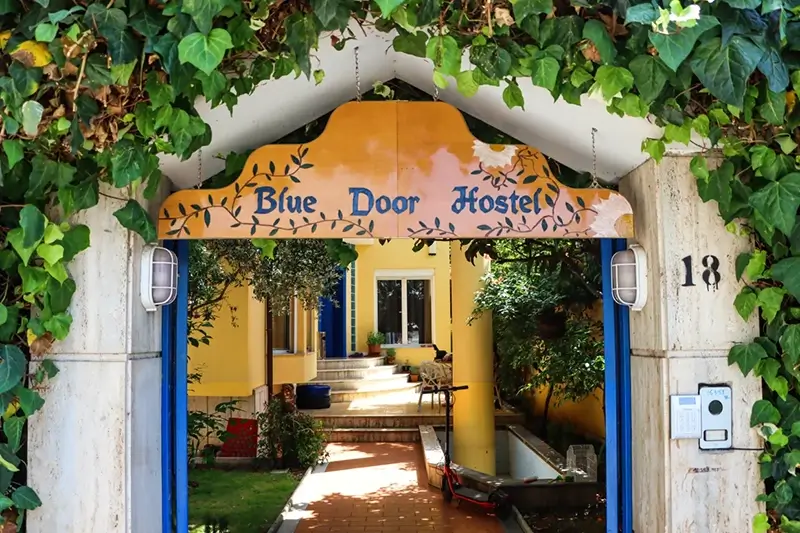 Best Hostels in Tirana - Blue Door Hostel Outside