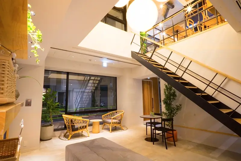 Best Hostels in Tokyo - Imano Tokyo Ginza Hostel Common Area
