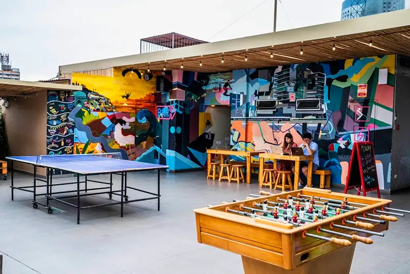 Best Hostels in Lima - Pariwana Hostel Lima Common Area