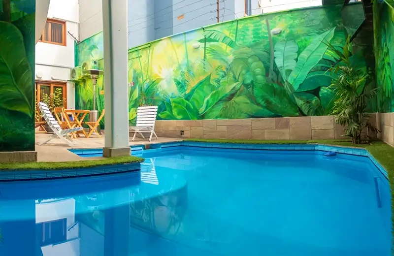 Best Hostels in Lima - Rainbow Hostel Pool