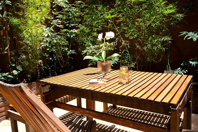 Mexico City Hostels - Suites DF Hostel Outdoor Terrace