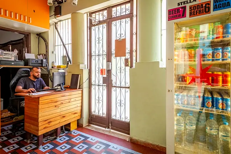 Best Hostels in Rio de Janeiro - Books Hostel Reception