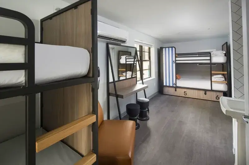 Best Hostels in Miami - Generator Miami Dorm Room
