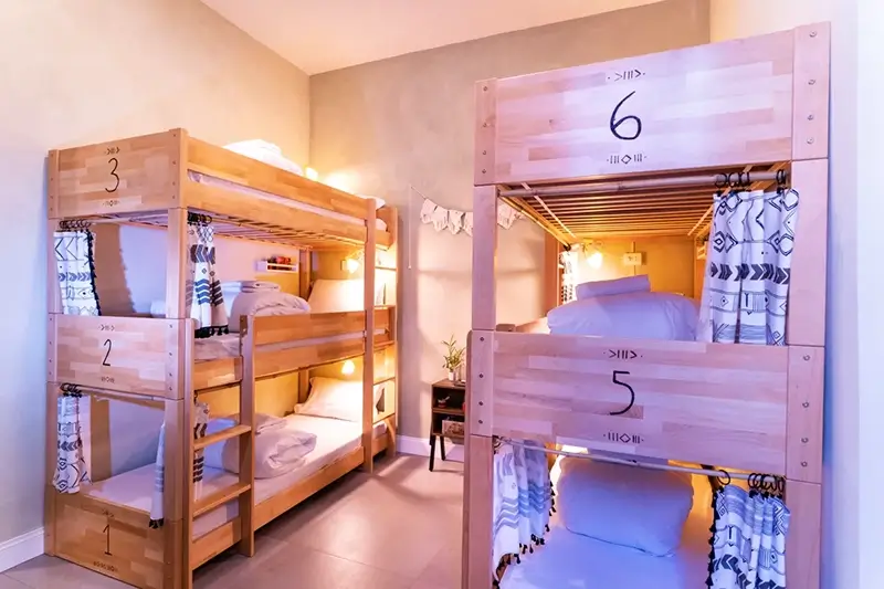 Best Hostels in Naples - Hopestel Secret Garden Dorm Room