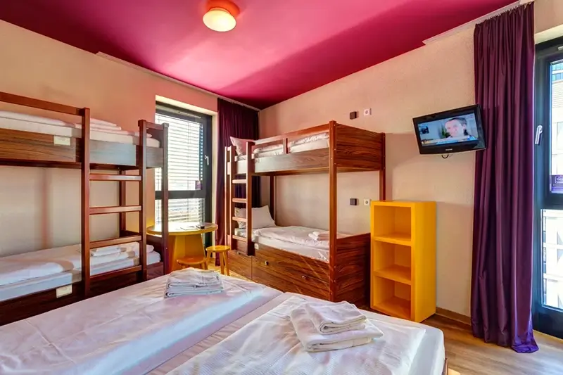 Best Hostels in Germany - MEININGER Frankfurt Main Airport Dorm Room