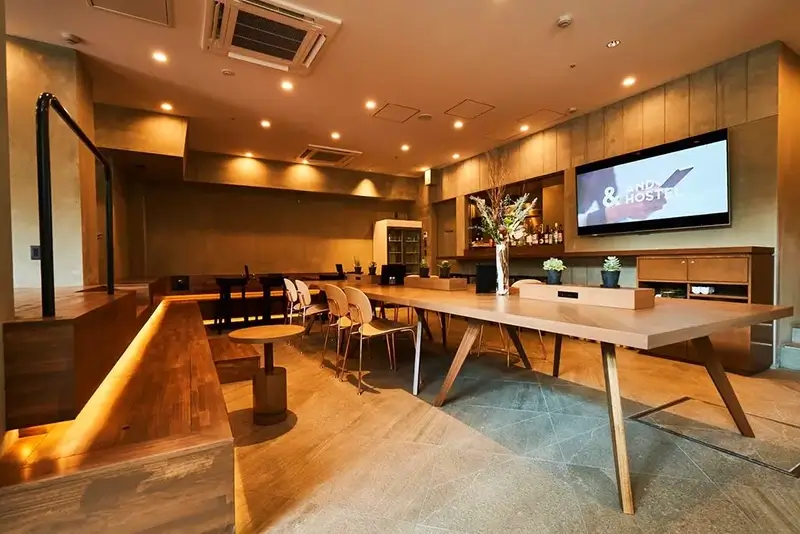 Osaka Hostels - And Hostel Hommachi East Common Area