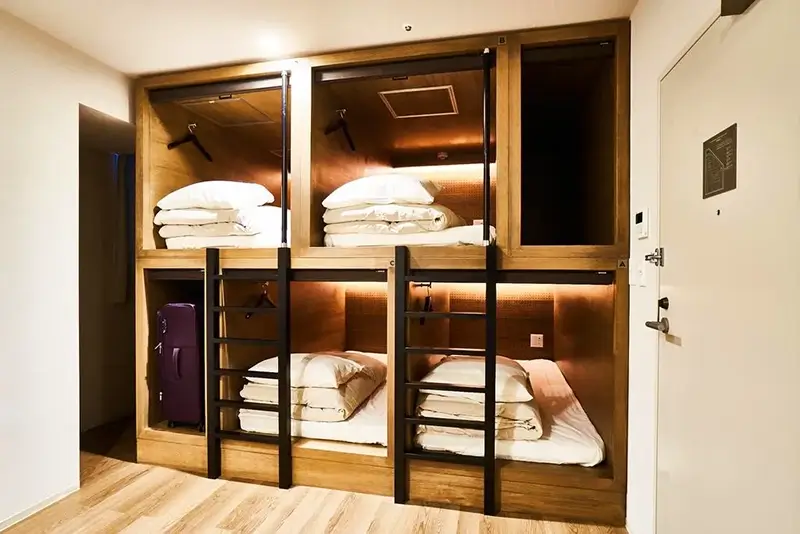 Osaka Hostels - And Hostel Hommachi East Dorm Room