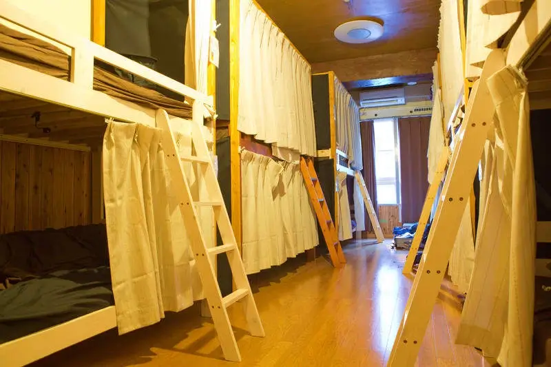 Best Hostels in Osaka - Backstage Osaka Hostel Bar Dorm Room