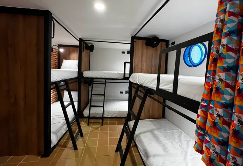 Best Hostels in Cartagena - Los Patios Hostel Dorm Beds