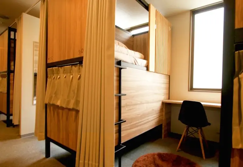 Best Hostels in Osaka - Namba Guesthouse HIVE Dorm Room