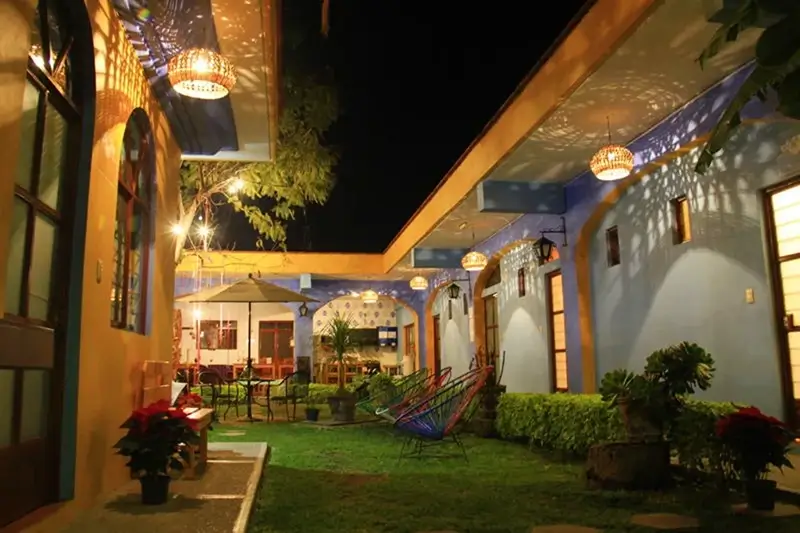 Best Hostels in Oaxaca - Azul Cielo Hostel Common Area