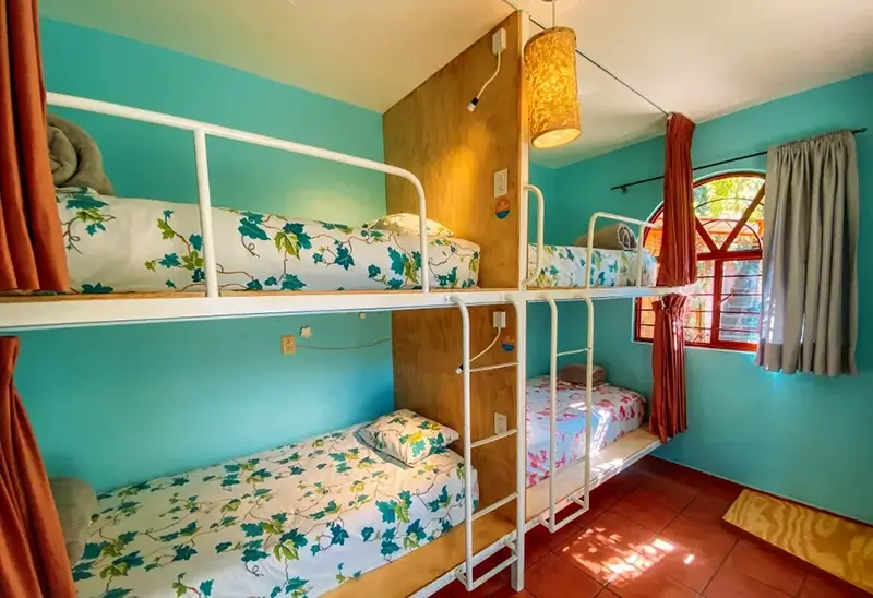 Best Hostels in Oaxaca - Azul Cielo Hostel Dorm Room