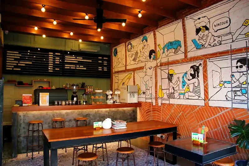 Kuta Hostels - H-Ostel Cafe