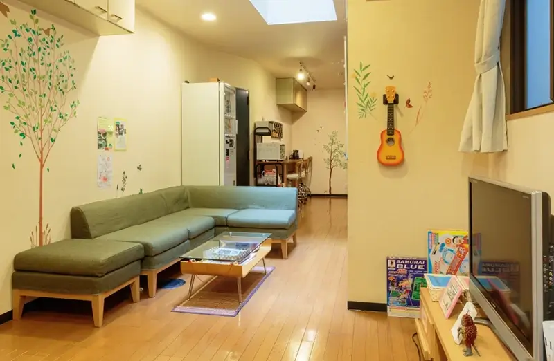 Kyoto Hostels - Kyoto Hana Hostel Common Area