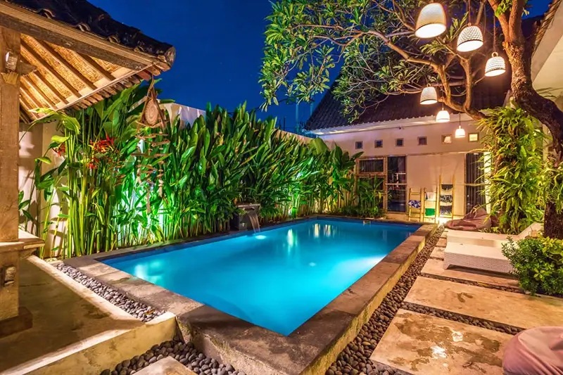 Best Hostels in Kuta - Lokal Bali Hostel Pool Area