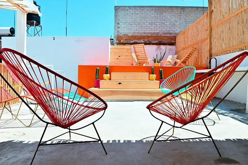 Best Hostels in Oaxaca - Maka MX Common Area