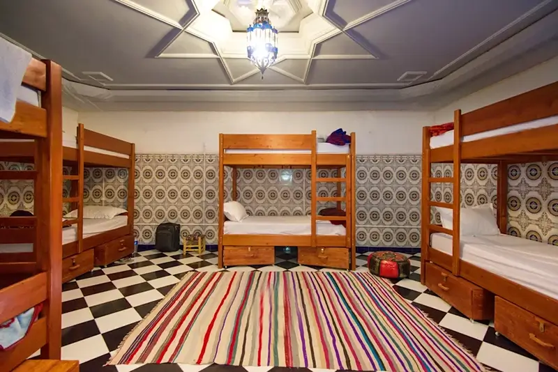 Marrakech Hostels - Mosaic Hostel Marrakech Dorm Room