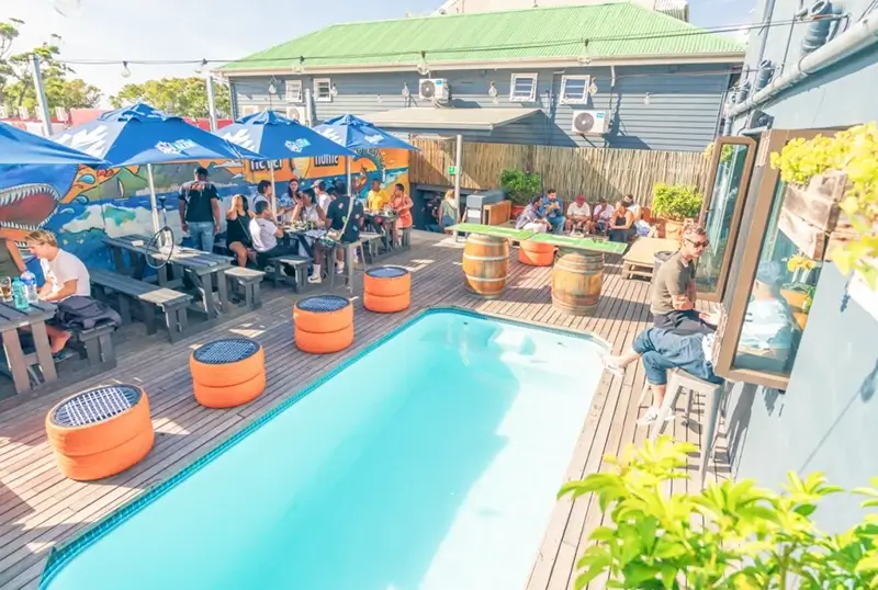Best Hostels in Cape Town - Never At Home Green Point Pool Bar