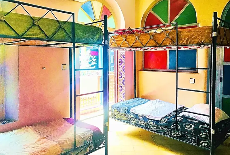 Best Hostels in Marrakech - Riad Dia Dorm Room