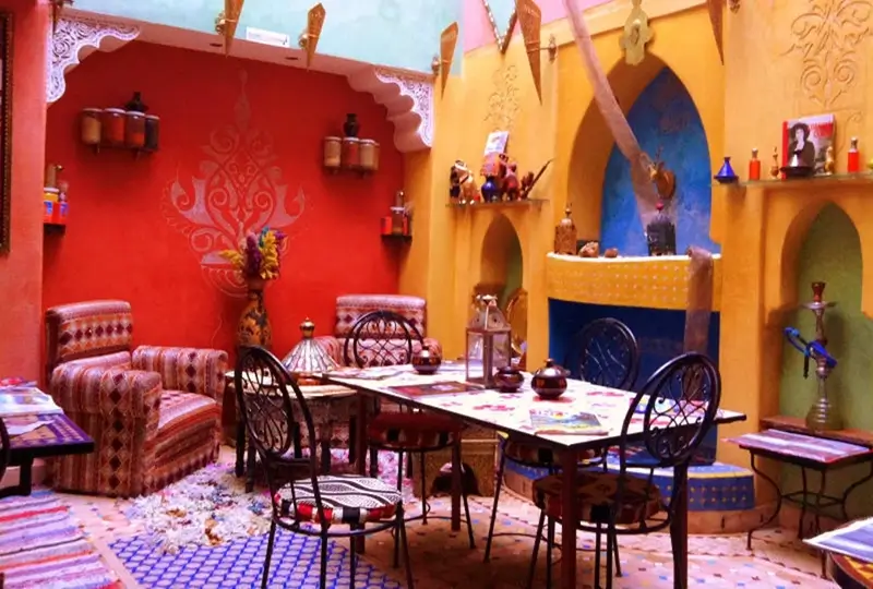 Best Hostels in Marrakech - Riad Layla Rouge Common Area