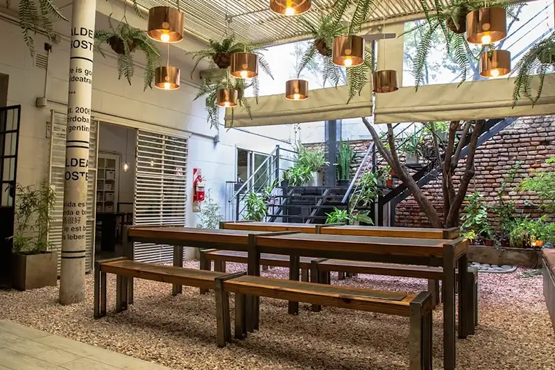 Best Hostels in Cordoba - Aldea Hostel Cordoba Outdoor Terrace