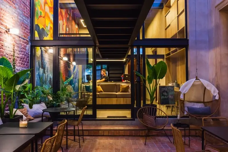 Best Hostels in Cordoba - Faz Hostel Outdoor Terrace