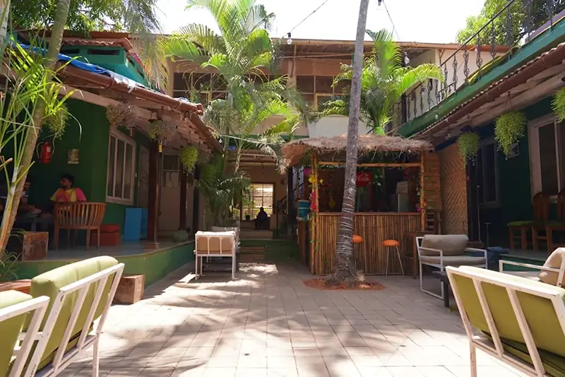 Goa Hostels - Jungle by sturmfrei Vagator Common Area
