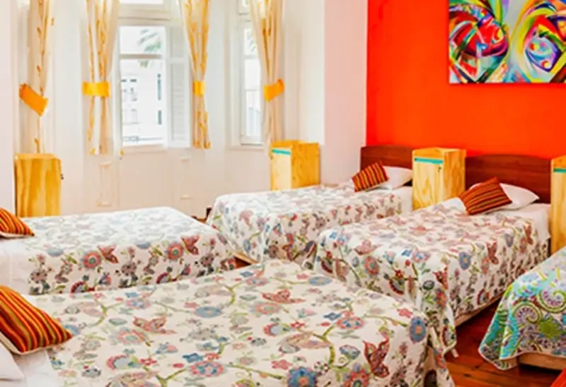 Best Hostels in Valparaiso - Nomada Eco Hostal Dorm Room