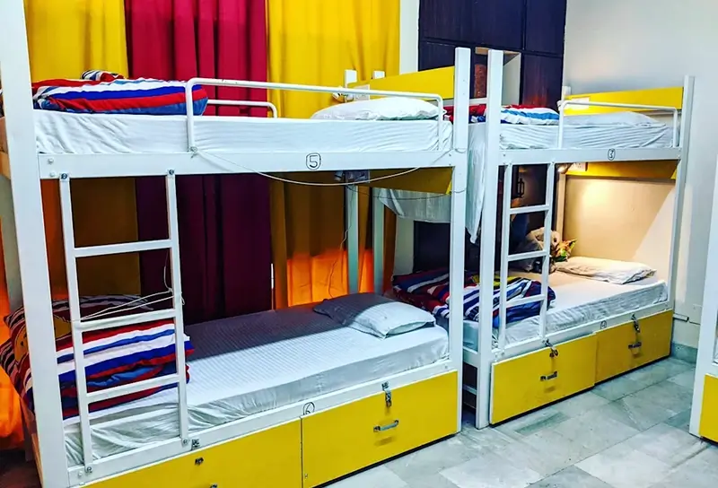Best Hostels in Delhi - The Desire Hostel Dorm Room