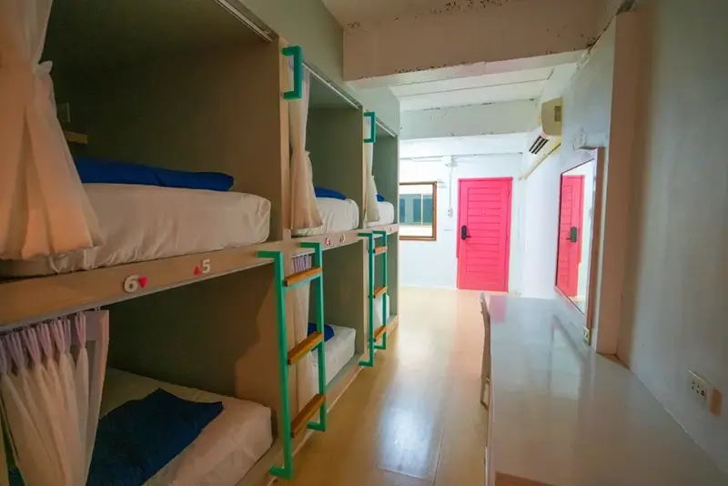 Best Hostels in Krabi - Base Ao Nang Beachfront by Nomads Dorm Room