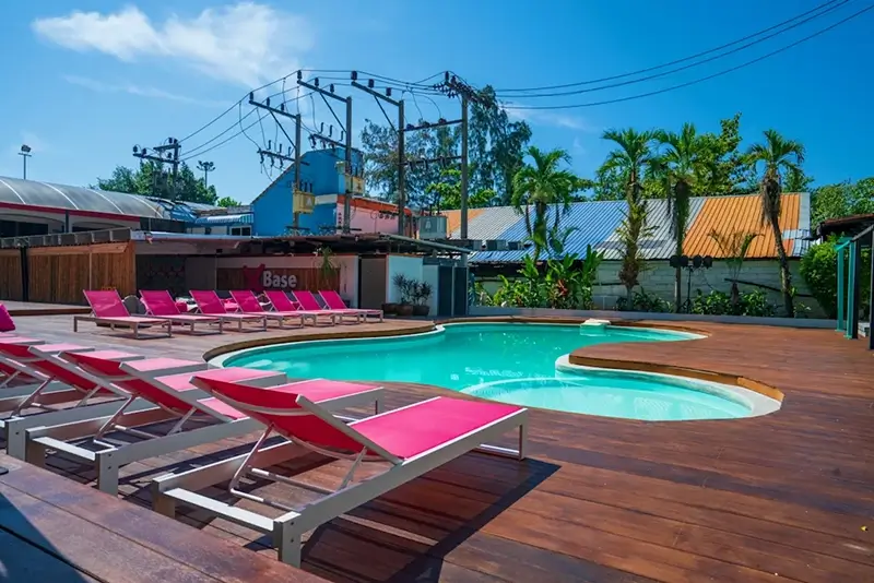 Best Hostels in Krabi - Base Ao Nang Beachfront by Nomads Pool Area