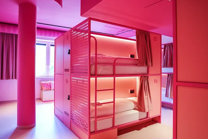 Best Hostels in Oslo | Bunks at Rode Dorm Room