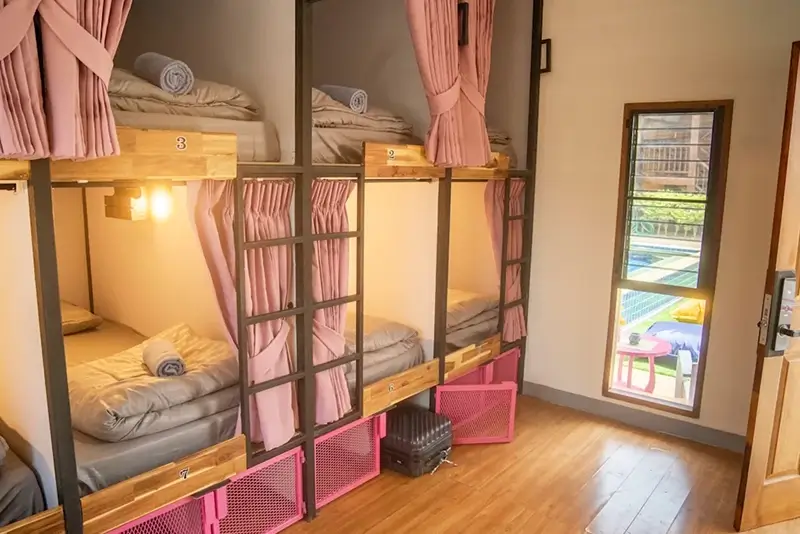 Best Hostels in Pai - K Bunk Hostel Pai Walking Street Dorm Room