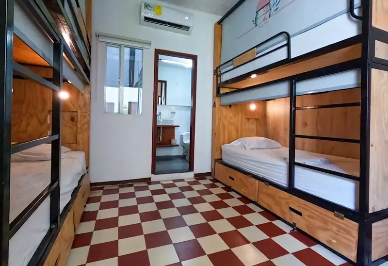 Best Hostels in Santa Marta - Masaya Santa Marta Dorm Room