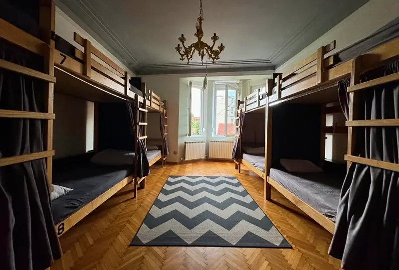Best Hostels in Belgrade - Nomad Hostel Dorm Room